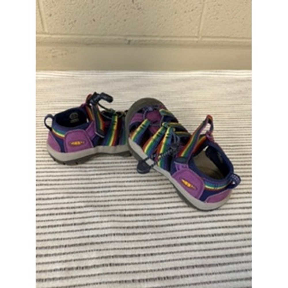 Keen Newport H2 Kids Rainbow Purple Sandals Water Shoes Size 12 US